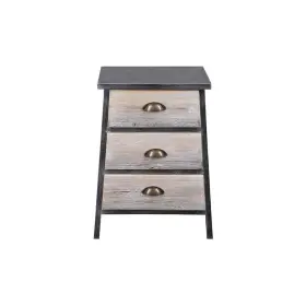 683017 4d Concepts Chest Of Drawer 17 Inch W X 24 H Metal With 3-drawer Black And Gray