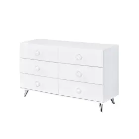 Ac00549 Acme Furniture Dresser 31 Inch H X 47 W Modern Particle Board 6-drawer In White #2