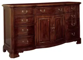 Amd-791-160 American Drew Cherry Grove Door Triple Dresser 791-160 Solid Wood Mint Condition