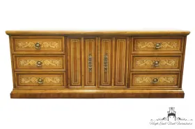 2290-216 American Of Martinsville Italian Neoclassical Tuscan Style 78 Inch Triple Door Dr