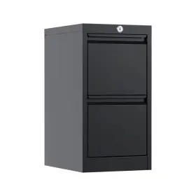 Sa-fc-nb2d-u-a Aobabo 2 Drawer Vertical Metal File Cabinet With Lock Black Open Box