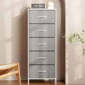 Aodk 445034911930 Dresser For Bedroom With 5 Storage Drawers 48 Inch Tall Chest Of Fa