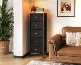 Aodk 711181313062 Dresser For Bedroom With 5 Storage Drawers 48 Inch Tall Chest Of Fa #2 Aodk 711181313062 Dresser For Bedroom With 5 Storage Drawers 48 Inch Tall Chest Of Fa #2