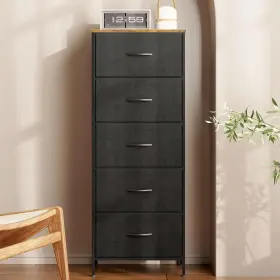 Aodk 711181313062 Dresser For Bedroom With 5 Storage Drawers 48 Inch Tall Chest Of Fa Aodk 711181313062 Dresser For Bedroom With 5 Storage Drawers 48 Inch Tall Chest Of Fa