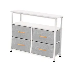 Az200471 Az Home Concept Limited Storage Dresser With Shelves-storage Chest For Bedroom Living Light Grey