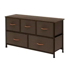 Azl1 Life Concept 686294497421 Extra Wide Dresser Storage Tower With Sturdy Steel Frame 5 Drawers Of Easy-p