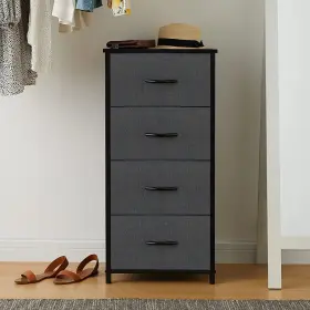Azl1 Life Concept 686294497575 4 Drawers Fabric Dresser Storage Tower Organizer Unit For Bedroom Closet E #2