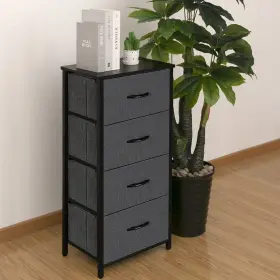Azl1 Life Concept 686294497575 4 Drawers Fabric Dresser Storage Tower Organizer Unit For Bedroom Closet E #3