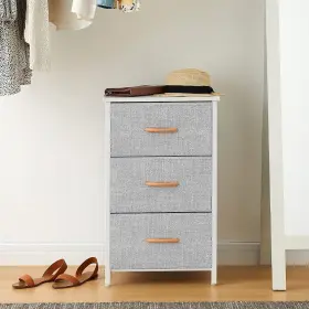Azl1 Life Concept 686294497650 3 Drawers Fabric Dresser Storage Tower Organizer Unit For Bedroom Closet E #2