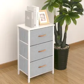 Azl1 Life Concept 686294497650 3 Drawers Fabric Dresser Storage Tower Organizer Unit For Bedroom Closet E #3