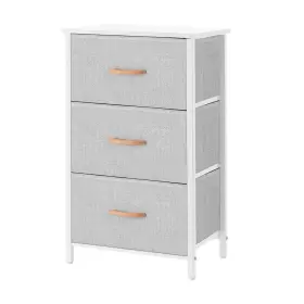 Azl1 Life Concept 686294497650 3 Drawers Fabric Dresser Storage Tower Organizer Unit For Bedroom Closet E