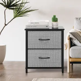 Azl1 Life Concept 897122800061 Storage Dresser Furniture Organizer Unit With 2 Drawers For Bedroom Hallway #2