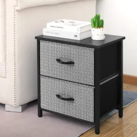 Azl1 Life Concept 897122800061 Storage Dresser Furniture Organizer Unit With 2 Drawers For Bedroom Hallway #3