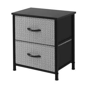 Azl1 Life Concept 897122800061 Storage Dresser Furniture Organizer Unit With 2 Drawers For Bedroom Hallway
