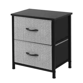 Azl1 Life Concept 897122800085 Storage Dresser Furniture Organizer Unit With 2 Drawers For Bedroom Hallway