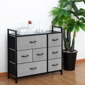 Azl1 Life Concept 897122800184 7-drawer Dresser 3-tier Storage Organizer Tower Unit For Bedroom/hallway/ent #3