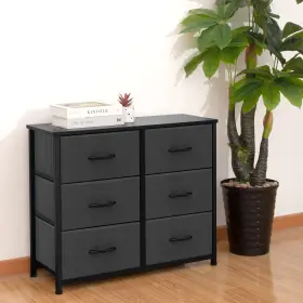 Az200433 Azl1 Life Concept 897122800382 6 Drawers Fabric Tower Dresser For Bedroom Hallw #3