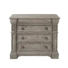 Hmif12291frgy Bellevue Hmif12291 Setis 36 Inch W 4 Drawer Rubberwood Dresser - Grey
