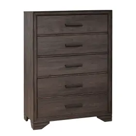Hmif33048ebwn Bellevue Hmif33048 Adelice 34 Inch W 5 Drawer Rubberwood Dresser - Expresso Brown #3
