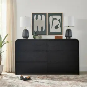 Bhs436249972053 Better Homes & Gardens And Juliet 6 Drawer Dresser Black Finish Bhs436249972053 Better Homes & Gardens And Juliet 6 Drawer Dresser Black Finish