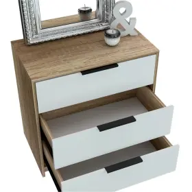 Bh-4752-1976381 Bowery Hill 3 Drawer Dresser Engineered Wood Dressers In Multi-color