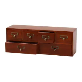 Boxskivra 762283863528 Apothecary Drawers Wooden Storage Box With 6 Vintage W