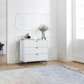Kdchd-1472a-wh Boyel Living Chest Of Drawers 15.75 Inch X31.5 X32.28 White 3-drawers Storage Indoor #2