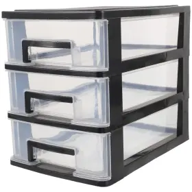 1y330163z7mbn03hiv Cabilock 3-tier Plastic Drawer Type Closet Makeup Organizer Storage Station Cubes Cos