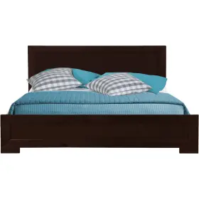 113032 Camden Isle Oxford Platform Bed Espresso Queen