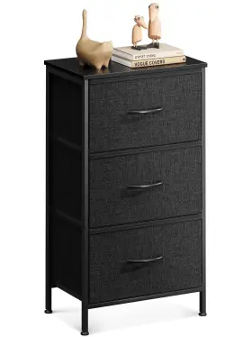 Casaottima 850065069852 Dresser For Bedroom Nightstand Small Fabric Chests Of Drawers Close