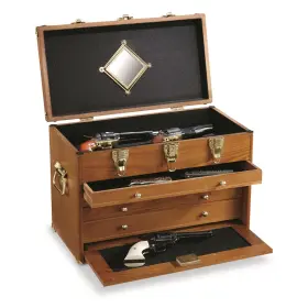 Castlecreek 885344679910 4-drawer Collectors Chest Oak