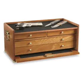 Castlecreek 885344679934 4 Drawer Storage Base Oak