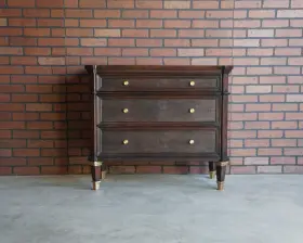 Mm1489-06 Chaddock Chest Of Drawers 3 Drawer Nightstand Bedside