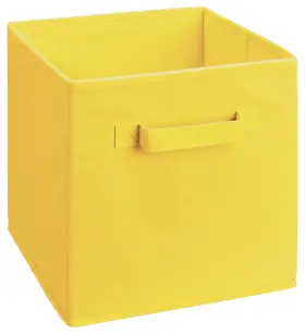 Closetmaid 075381018333 1833 Cubeicals Fabric Drawer Lemon