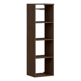1778 Closetmaid Closet Tower 56.48 Inch Adjustable Shelves Scratch Resistant Chocolate