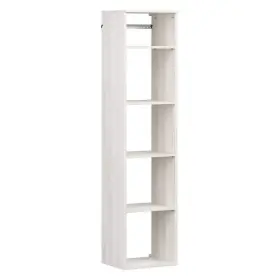 1783 Closetmaid Wood Closet Tower 16.97 Inch X 71.6 Wall Mount Walk-in Bleached Walnut