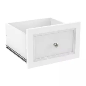 Closetmaid 445007948932 Selectives 10 Inch H X 15 W White Wood Drawer With Silver Handle