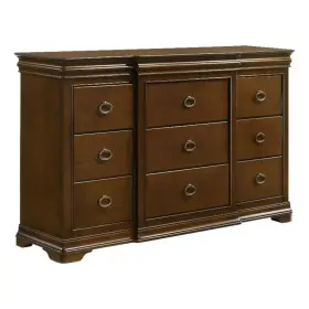 205303 Coaster Garland 11-drawer Wood Bedroom Dresser Cabinet In Brown Cherry