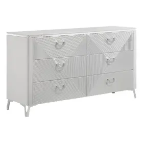 215793 Coaster Cassia 6-drawer Wood Bedroom Dresser Cabinet In White High Gloss