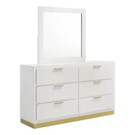 224773m Coaster Caraway 6-drawer Wood Bedroom Dresser With Mirror White