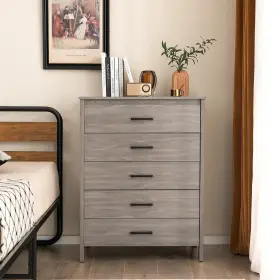 H9i-10nd8na Costway Accent Cabinets 41.5 Inch X 31.5 19 Drawers Storage Particle Board Oak #2