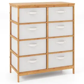 Hcst10923 Costway 8 Drawers Dresser With Removable Fabric Bins Chest Of For Closet Hallway Hcst10923 Costway 8 Drawers Dresser With Removable Fabric Bins Chest Of For Closet Hallway