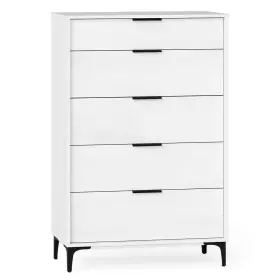 Us-2hcst12505 Costway Freestanding 5-drawer Dresser With Sturdy Metal Legs Interlock System For Bedroom