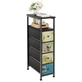 Yh4c Cotublr Narrow Dresser Nightstand Storage Tower With 4 Drawers Slim