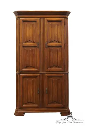5222 Davis Cabinet Co. Solid Walnut Traditional Contemporary 40 Inch Clothing Armoire