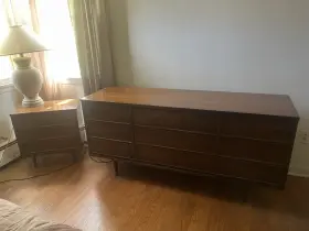 Dixie 11208 Original Vintage Bedroom Set - Four Pieces