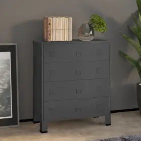 Drawer Cabinet Anthracite Metal Medium 720286699522