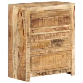 Drawer Cabinet Natural Mango Wood Solid Medium 720286705766