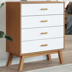 Drawer Cabinet White Brown 721012133617 And