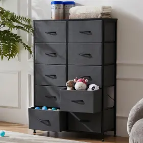 Dumos 313090348359 Dresser For Bedroom 10 Storage Drawers Wide Fabric Closet Chests Organiz